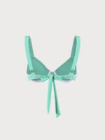 Cyan Mesh Underwire Bikini Top - Image 6