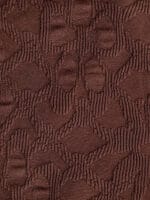 Dark Coffee Jacquard X Cross Bikini Top - Image 8