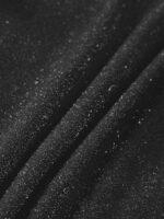 Black Lurex Underwire Plus Size One-Piece Swimsuit - Image 6