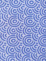Blue Jacquard High Waist Bikini Bottom - Image 8