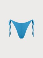 Blue Reversible Tie Bikini Bottom - Image 7