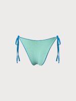 Blue Reversible Tie Bikini Bottom - Image 10