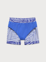 Boys' Navy Geometric Swim Shorts - Image 4