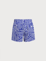 Boys' Navy Geometric Swim Shorts - Image 3
