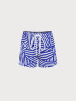 Boys' Navy Geometric Swim Shorts