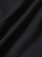 Black Contrast Ribbed U Neck One-Piece Swimsuit - Image 10