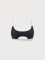 Contrast Trim Plus Size Bikini Top - Image 6