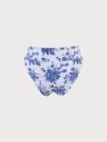 Floral High Waist Plus Size Bikini Bottom - Image 6