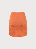 Floral Jacquard Cover-Up Skirt - Image 7