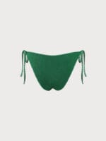 Geometric Textured Tie Bikini Bottom - Image 6