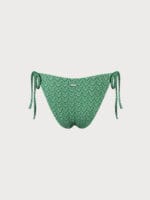 Geometric Textured Tie Bikini Bottom - Image 4