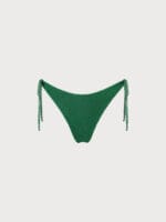 Geometric Textured Tie Bikini Bottom - Image 5