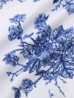 Girls' Blue Floral One-Piece - Image 3