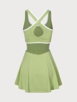 Light Green Cut-Out Dress - Image 12