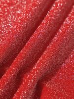 Red Lurex Cut Out Bikini Top - Image 12