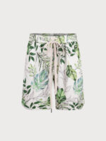 Hapnix® - Men's 7" Green Print Swim Trunks - Image 9