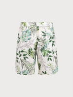 Hapnix® - Men's 7" Green Print Swim Trunks - Image 10