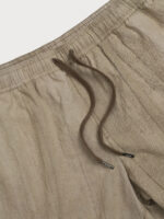 Hapnix® - Khaki Linen Beach Shorts - Image 3