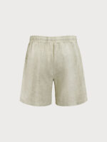 Hapnix® - Solid Men's 7" Cotton Beach Shorts - Image 2