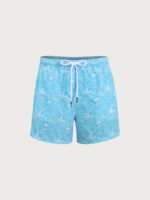 Hapnix® - Men's Blue Woven Swim Shorts