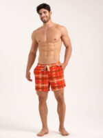 Hapnix® - Men's Orange 5" Swim Trunks - Image 5