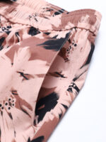 Brown Contrast Floral 7" Men's Swim Trunks - Image 5