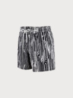 Hapnix® - Men's Black Stripes 5" Swim Trunks - Image 5