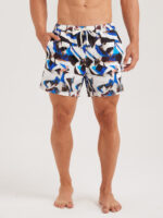 Hapnix® - Abyssal Rapids- The Blue Men's 5" Swim Trunks