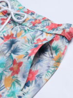 Vibrant Floral 7" Men's Swim Trunks - Image 5
