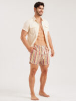 Hapnix® - Men's Stripe 5" Swim Trunks - Image 5