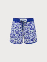 The Navy Waves Men's 5" Swimming Trunks