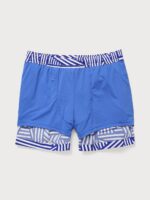 The Navy Geometric Beach Men's 5" Swimming Trunks - Image 3