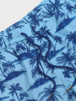 Blue Tree Beach Men's 7" Swimming Trunks - Image 4