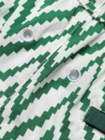 The Green Geometric Beach Men's 5" Swimming Trunks - Image 6