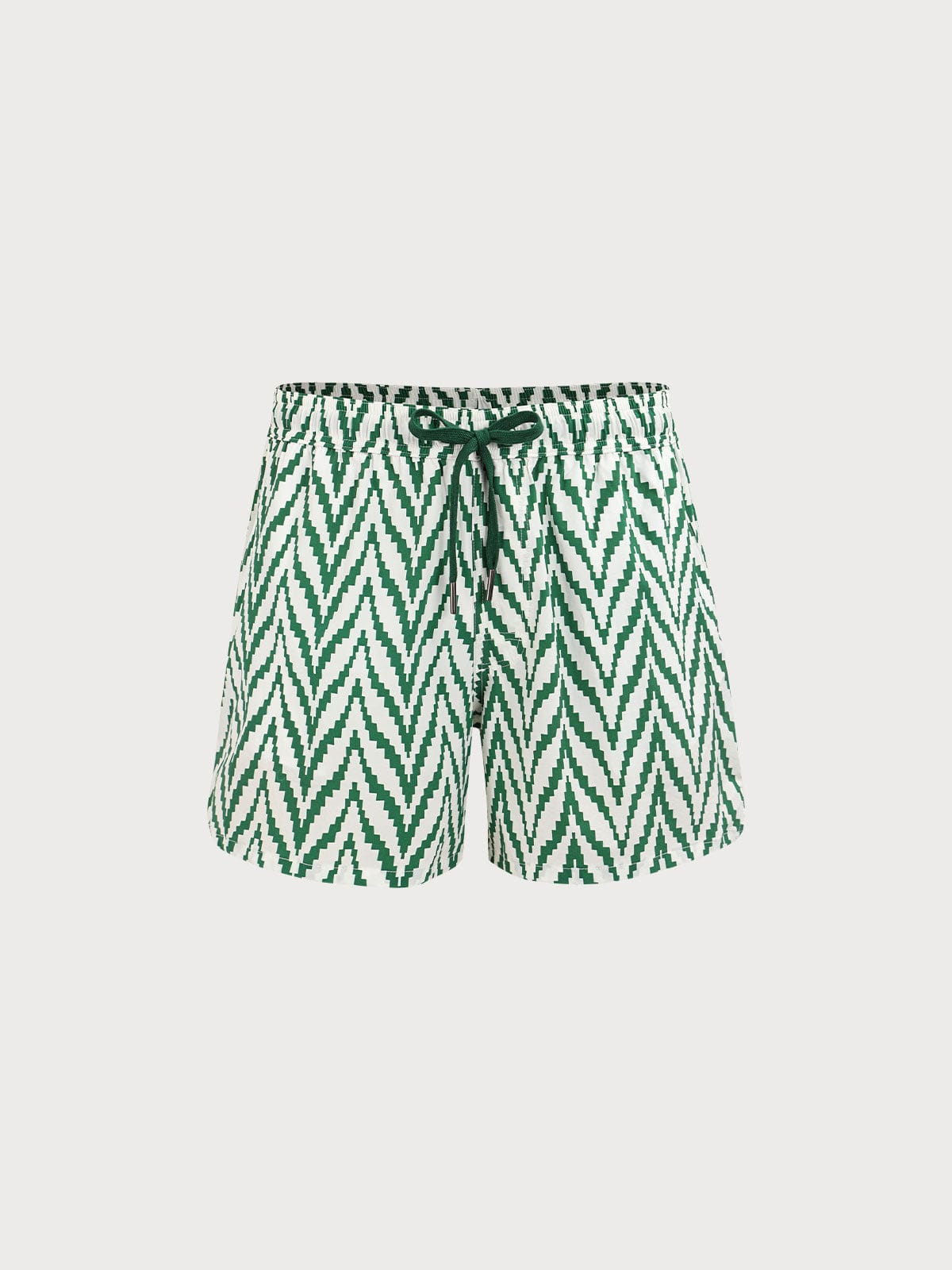 men_-s-woven-nylon-blend-swim-shorts-sustainable-men_s_shorts-agyjvz The Green Geometric Beach Men's 5" Swimming Trunks - Image 1