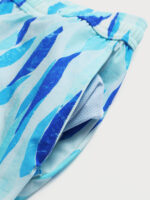 Blue Geometric Men's 5" Beach Swimming Trunks - Image 5