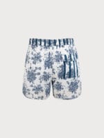 The Blue Floral Beach Men's 5" Swimming Trunks - Image 8
