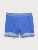 The Navy Striped Beach Men's 5" Swimming Trunks - Image 3