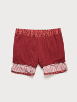 The Wine Red Beach Men's 5" Swimming Trunks - Image 4