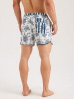 The Blue Floral Beach Men's 5" Swimming Trunks - Image 4
