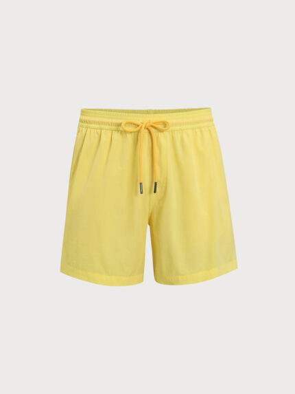 The Yellow Beach Men's 5" Swimming Trunks