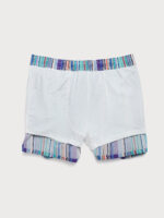Hapnix® - The Colorful Stripe Men's 5" Swim Trunks - Image 3