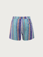Hapnix® - The Colorful Stripe Men's 5" Swim Trunks - Image 2