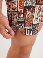 Hapnix®- AfricaⅡ- The Orange Men's 5" Swim Trunks - Image 10