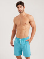 Hapnix® - Men's Solid 7" Swim Trunks