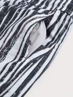 Hapnix® - The Zebra Stripe Men's 5" Swim Trunks - Image 4