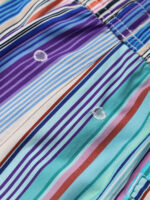Hapnix® - The Colorful Stripe Men's 5" Swim Trunks - Image 6