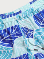 Blue Contrast Beach Men's 7" Swimming Trunks - Image 4