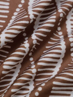 Brown Spiral 7" Crossover Swim Trunks - Image 6