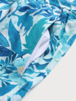 The Blue Leaves Beach Men's 7" Swimming Trunks - Image 5